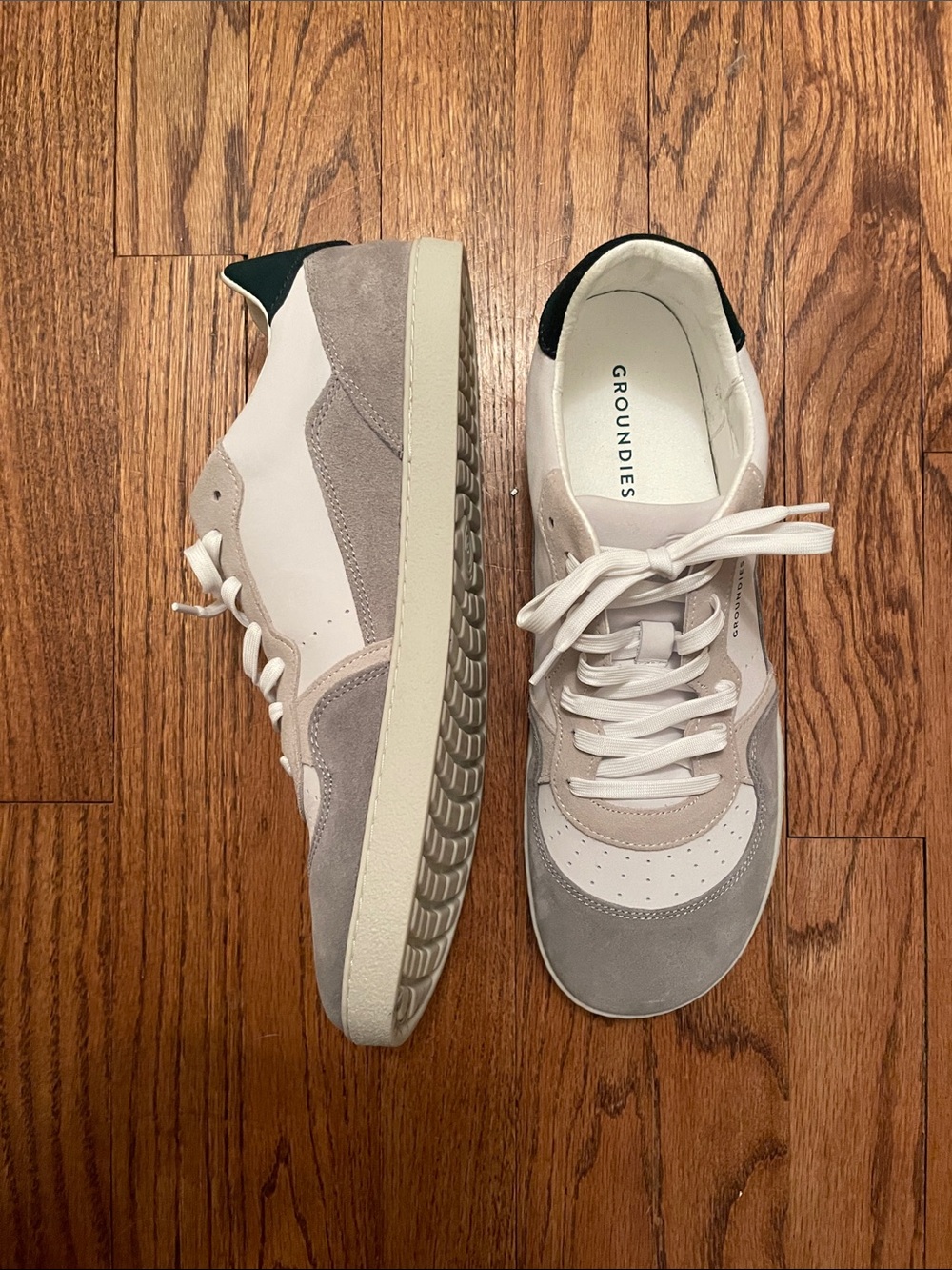 Groundies | Men's Nova GS1 Sneaker White/grey/navy-Size11